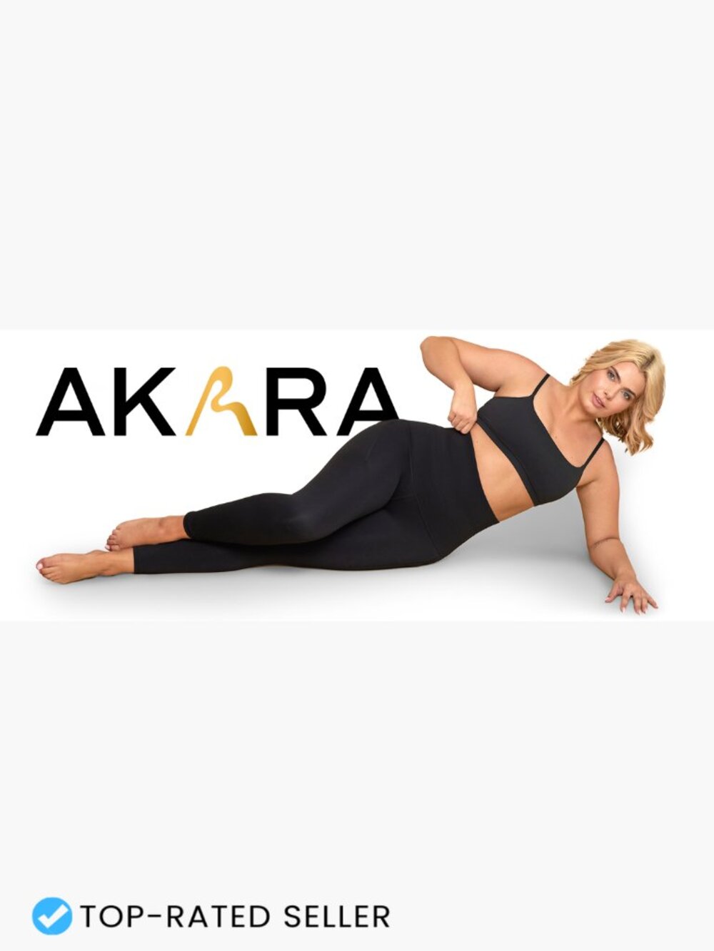 High Waisted Tummy Control Leggings with Pockets - No Roll Down Band - Yoga - Picture 7 of 7